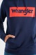 Wrangler, Худи с лого и джоб кенгуру, Тъмносин