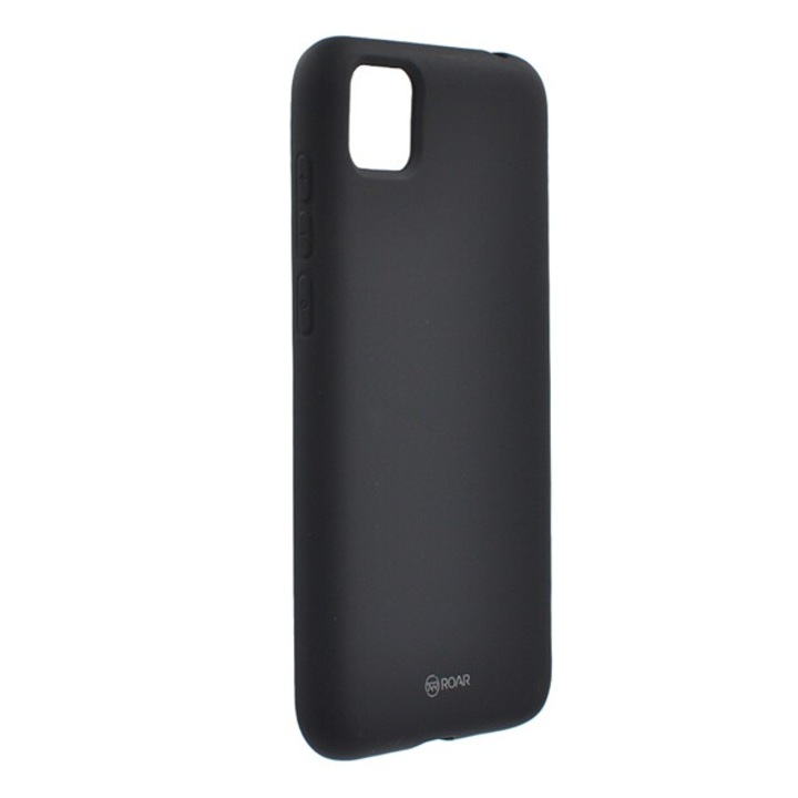 Roar all day szilikon mobiltelefon tok, matt, fekete, kompatibilis: Honor 9S / Huawei Y5p