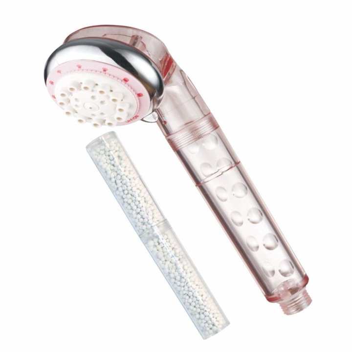 Para de dus cu filtru, Hidrotek, 8 functii, Roz