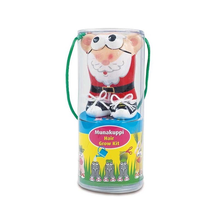 Kit cultivare ierburi pentru copii, Santa Claus
