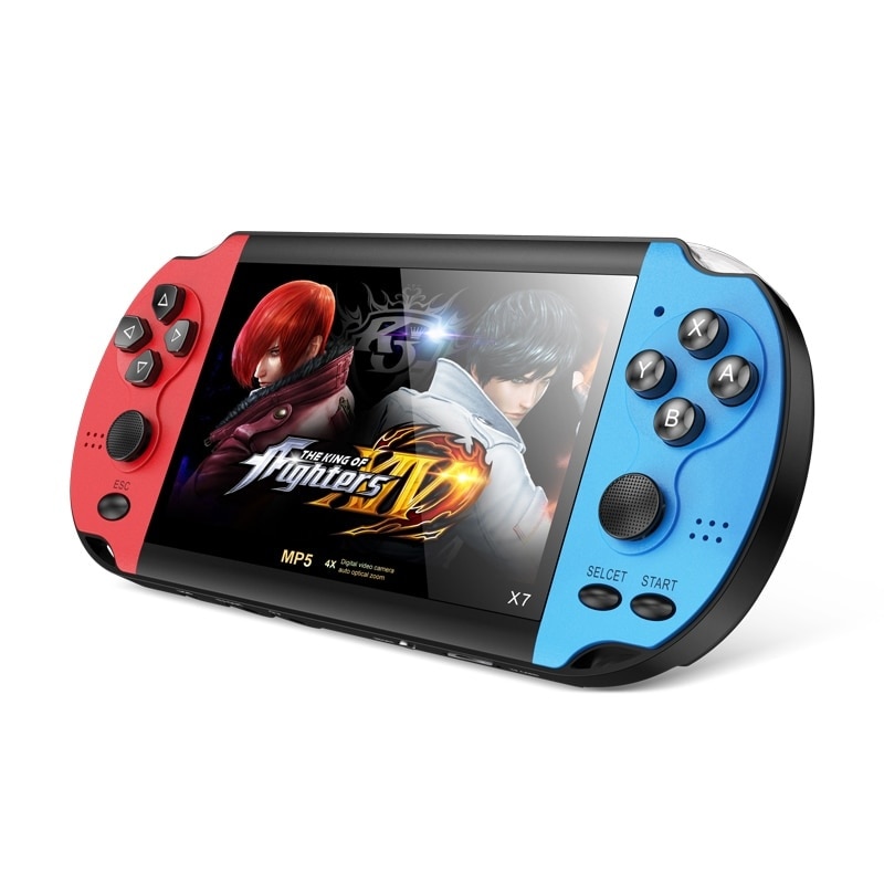 Consola GamePlayer FOXMAG24® X7, 8 GB, 1000 de jocuri instalate, 4.3 inch
