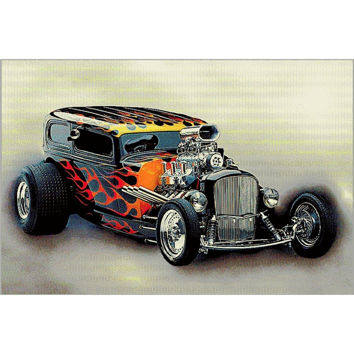 Covor Modern, Kolibri Masinuta 11176, Multicolor, 120x170 cm, 2200 gr/mp