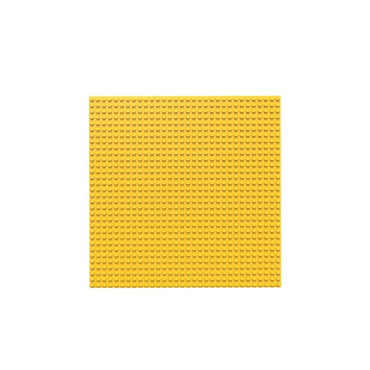Biobuddi строителна основа, 25x25 см - жълта