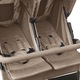 Carucior dublu, gri taupe, otel 10243