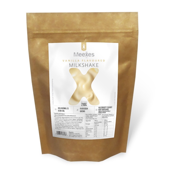Meexes Vanillia Ízesítésű Milkshake (+BCAA & COLLAGEN) 210G