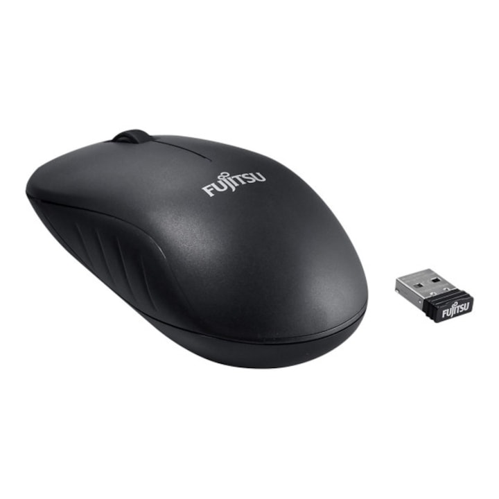 Mouse, Fujitsu, WI210, 1600 dpi, Optic, Bluetooth, Wireless, Negru