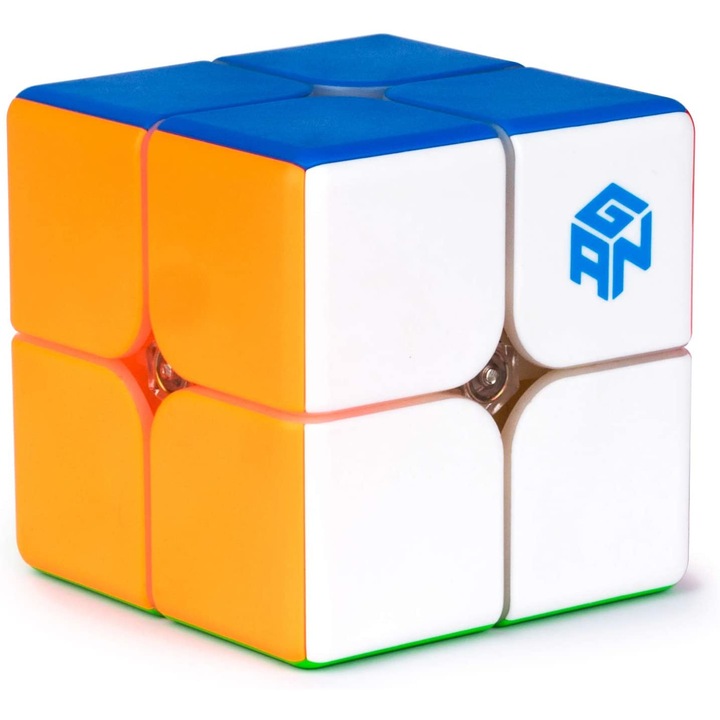 Gan249 Gan kocka 2x2-es kocka versenykocka, profi rubik logikai játék + ajándék Cubikon kockatartó szütyő