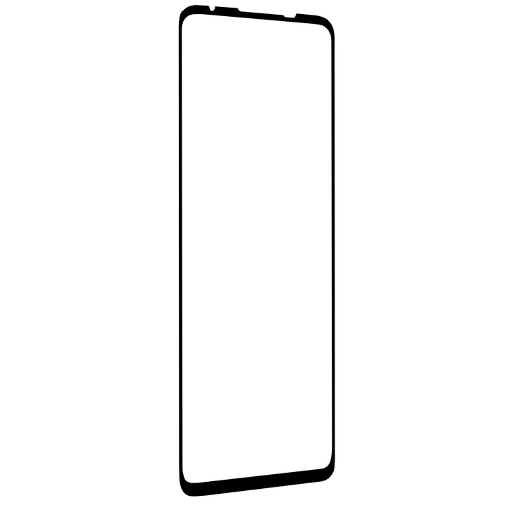 Folie de sticla securizata compatibila cu Motorola Moto G9 Plus, YOUniversal 111D Full Glue, HD+ Clarity, Top Adezive, Textura oleofoba, Acoperire completa a ecranului, Margine neagra