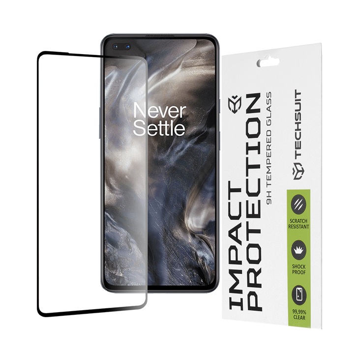 Folie protectie telefon, Smartphosis, Pentru OnePlus Nord, Negru