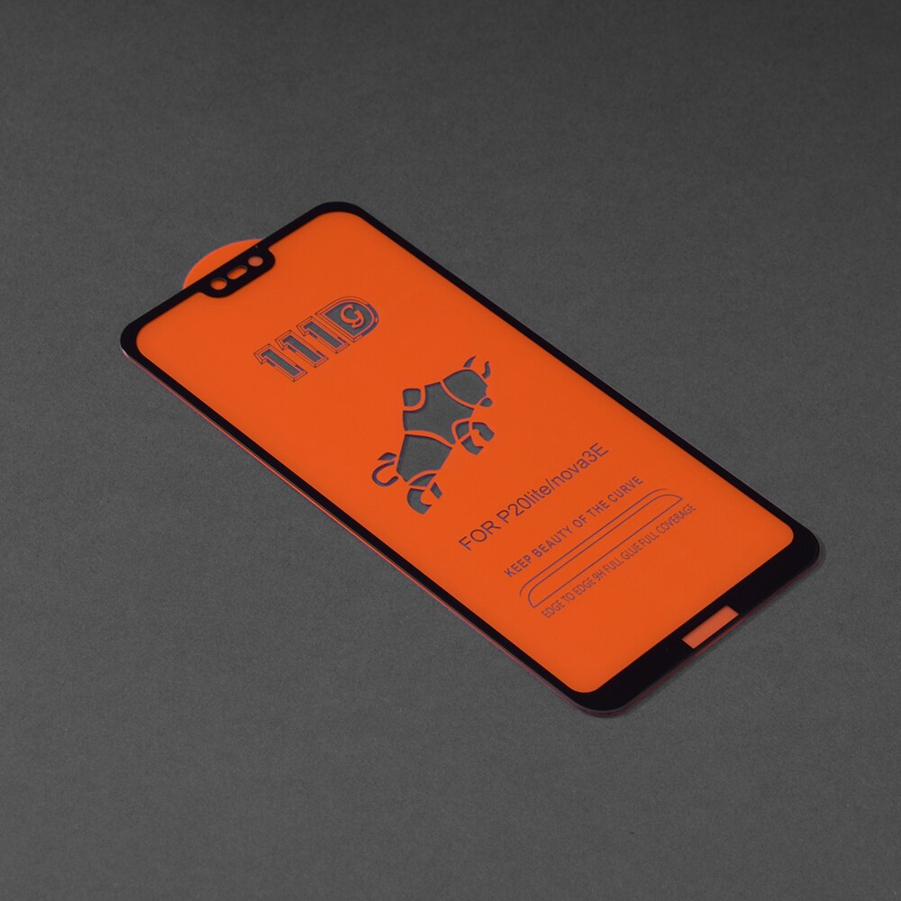 Protector de sticla pentru Huawei P20 Lite - Techsuit Full Cover / Full Glue - Negru