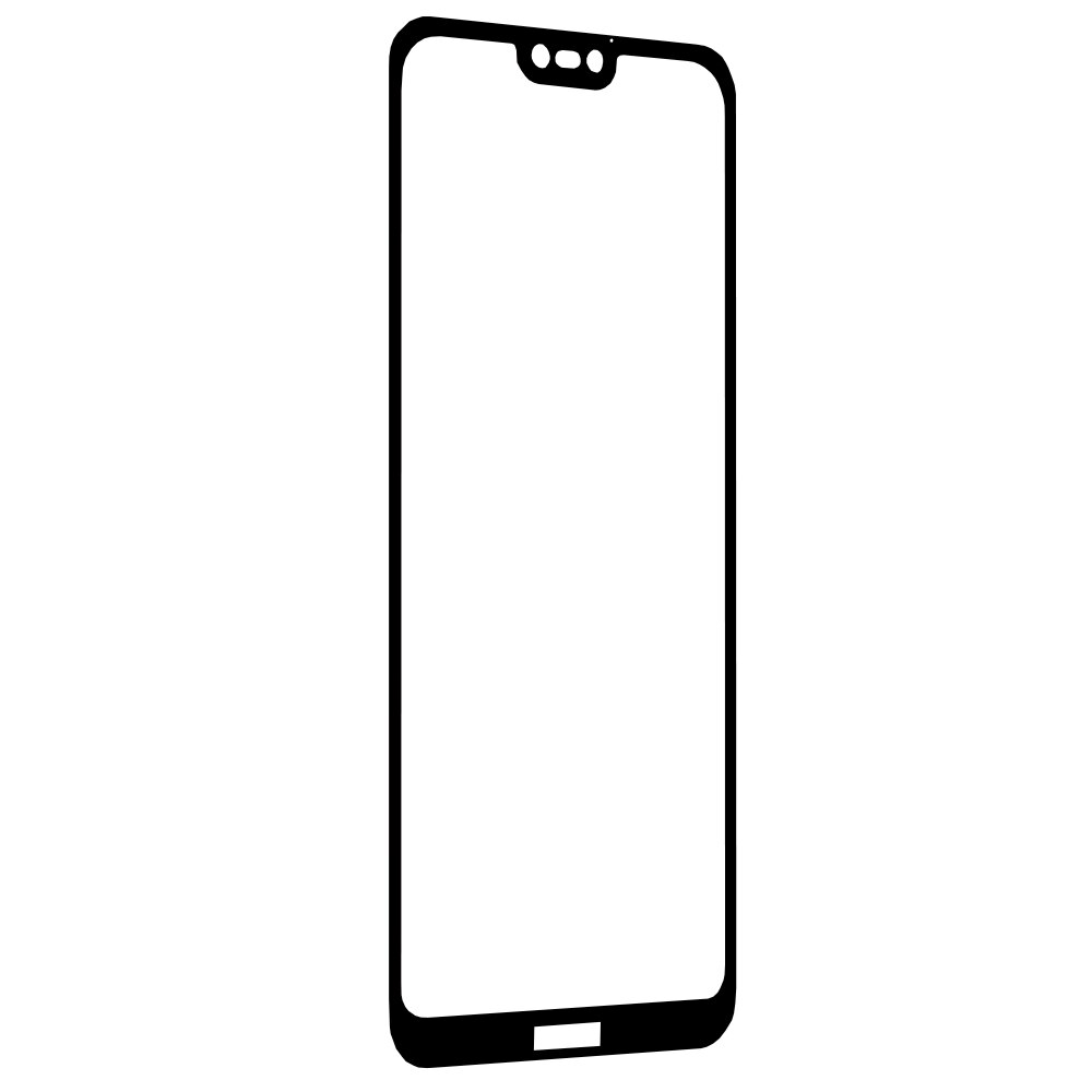 Moex Cover Ultra-Sottile Per Huawei P20 Lite - Custodia Rigida Anti-Graffio, Nero Metallico - Protezione Antiurto In Plastica E TPU, Compatibile Ricarica Wireless
