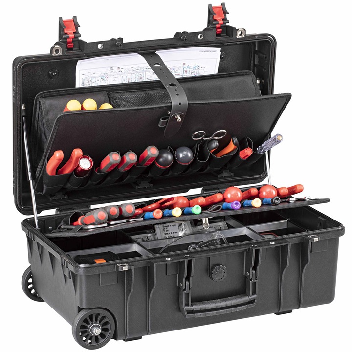 Troler indestructibil WATERPROOF pentru scule, GT Line GT 52-21 PTS