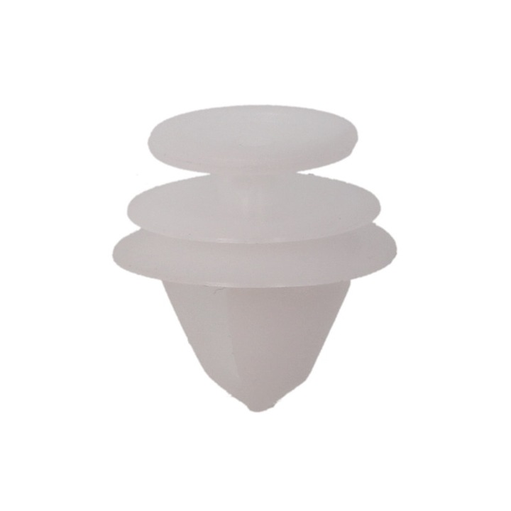 Kárpitos tűzőkapocs/autoklipsz Citroen C3, C5, Peugeot 206, 306, 607, Renault Scenic 10 darabos szett, fehér, műanyag