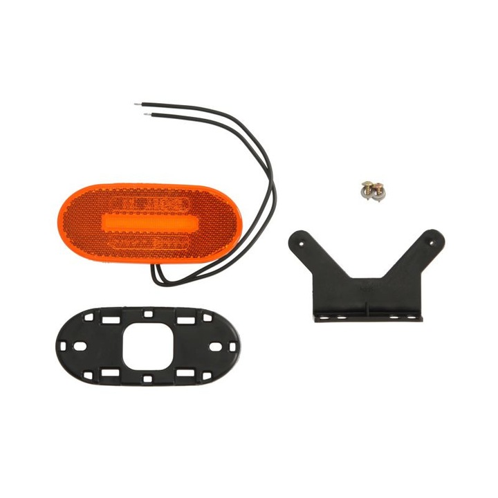 Lampa de pozitie, portocalie, LED, 12-24V, 46x106mm