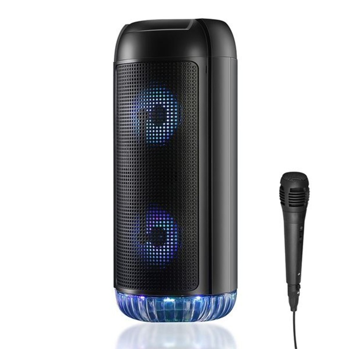 Преносима аудио система Media-tech PARTYBOX UNI BT MT3174, Karaoke, FM, MP3, USB, RMS 30W, Микрофон, Черен