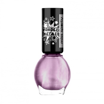 Lac de unghii Miss Sporty Wondernail Metallic 040 Super Purple, 7 ml Lac de unghii Miss Sporty Wondernail Metallic 040 Super Purple, 7 ml