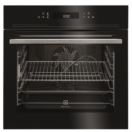 Cuptor incorporabil Electrolux EOA5751ZOZ, Electric, 71 l, 12 functii, Autocuratare catalitica, Grill, Touch control, Clasa A+, Negru