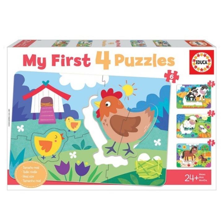 Educa - My first 4 az 1-ben puzzle (5,6,7,8) - Anyja fia (18899)