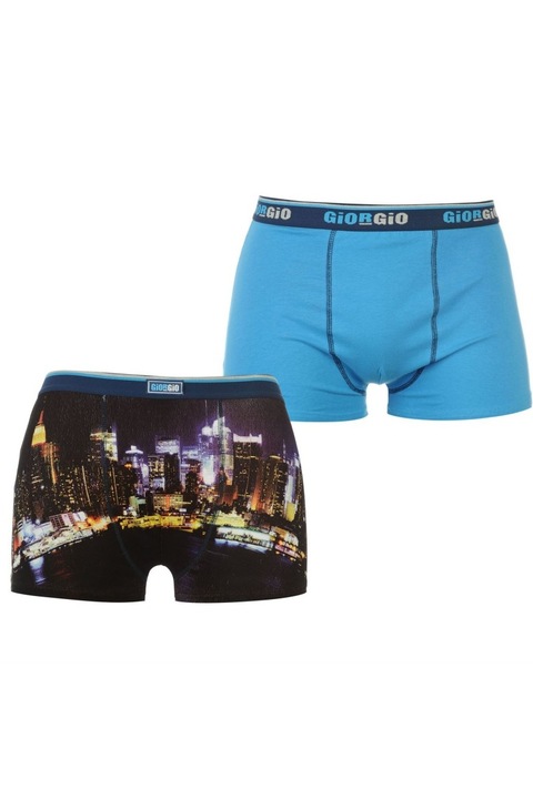 Set 2 boxeri barbati Giorgio 2PK Hip, Multicolor, 2XL