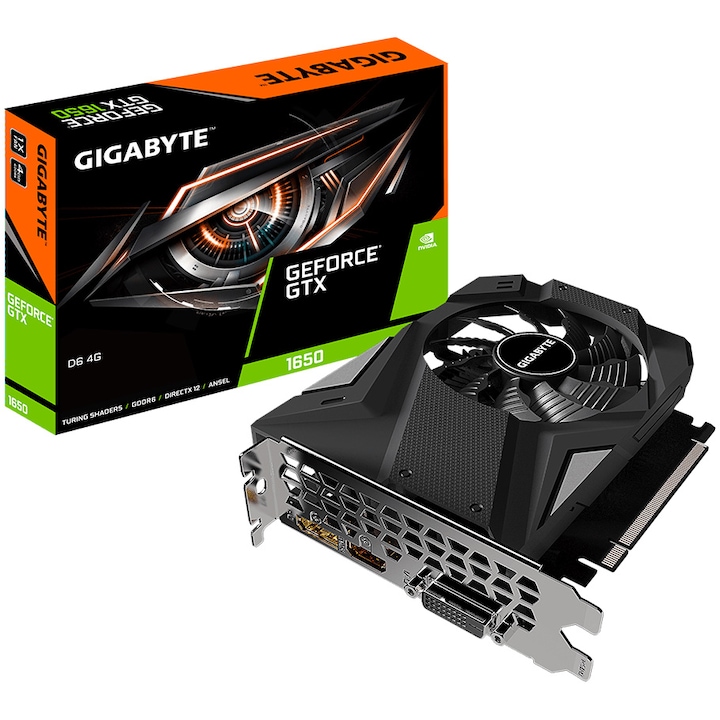 Gigabyte GeForce® GTX 1650 D6 Videokártya, 4GB GDDR6, 128-bit