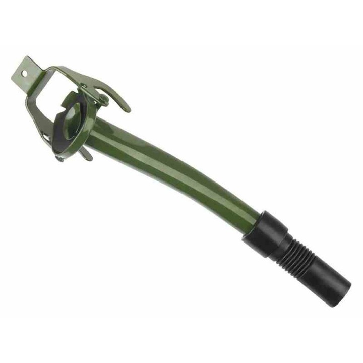 Метална фуния с пластмасов накрайник Carmotion, с Заключалка за туба, Боядисана