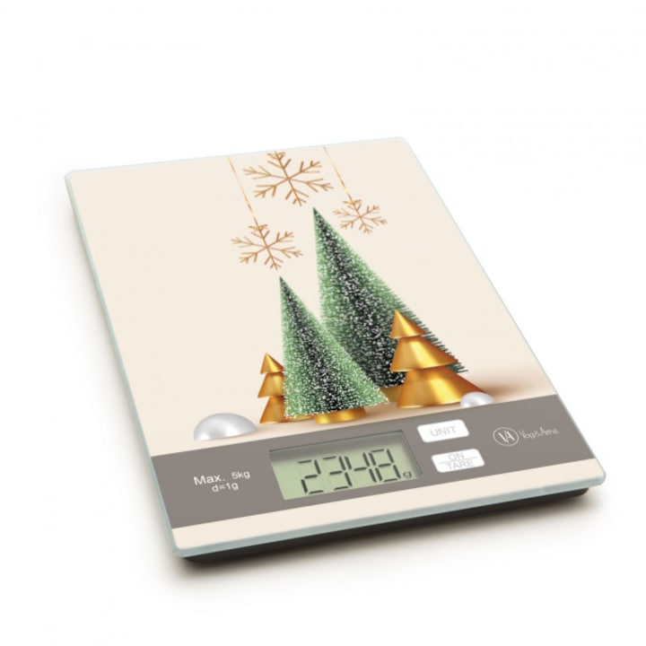 Кухненски кантар модел "Коледна елха" с тегло до 5кг