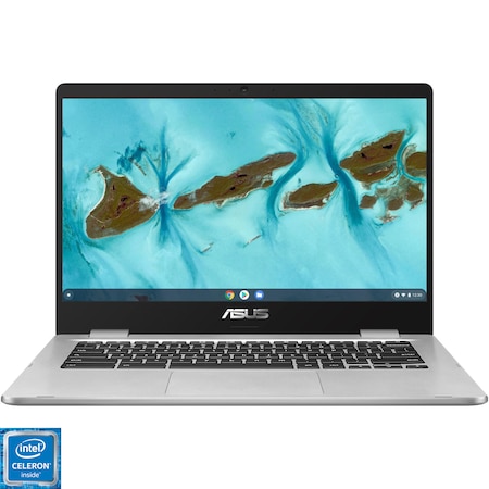 Лаптоп Ultrabook ASUS Chromebook C424MA, Intel® Celeron® N4020, 14", Full HD, RAM 4GB, 64GB eMMC, Intel® UHD Graphics 605, Chrome OS, Silver
