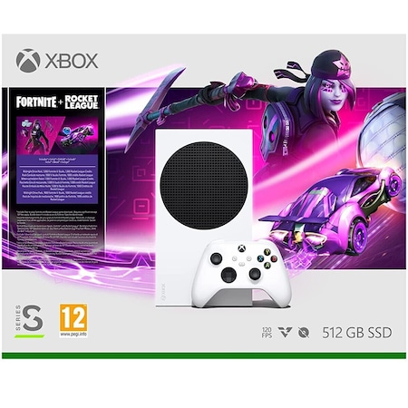 Конзола Microsoft Xbox Series S 512GB + Fortnite & Rocket League Bundle