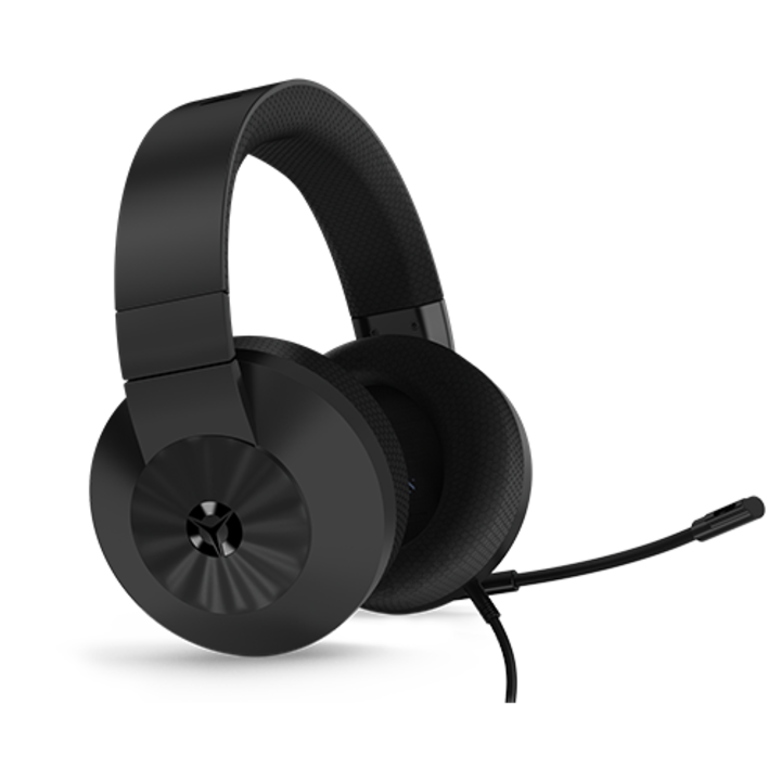 Lenovo Legion H200 Gamer fejhallgató, 3,5 mm jack, mikrofon, fekete