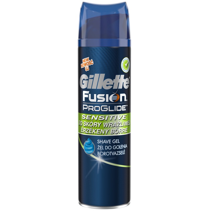 Gel de ras Gillette Fusion ProGlide Sensitive, 200 ml