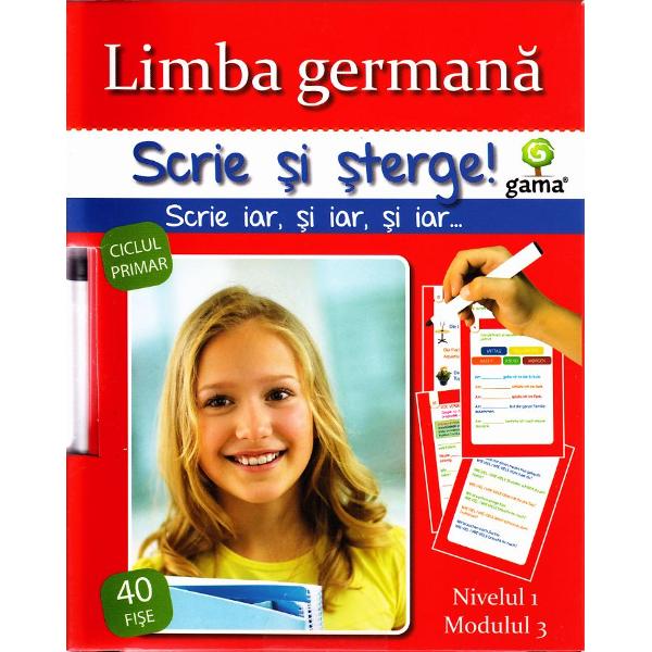 Scrie si sterge - Limba germana nivelul 1 modulul 3