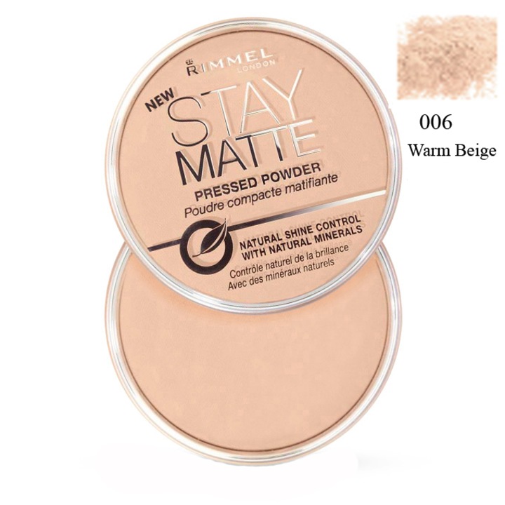 Rimmel Stay Matte Púder 006