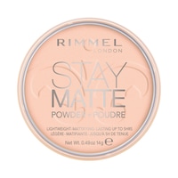 Pudra compacta Rimmel London Stay Matte 01 Transparent, 14 g