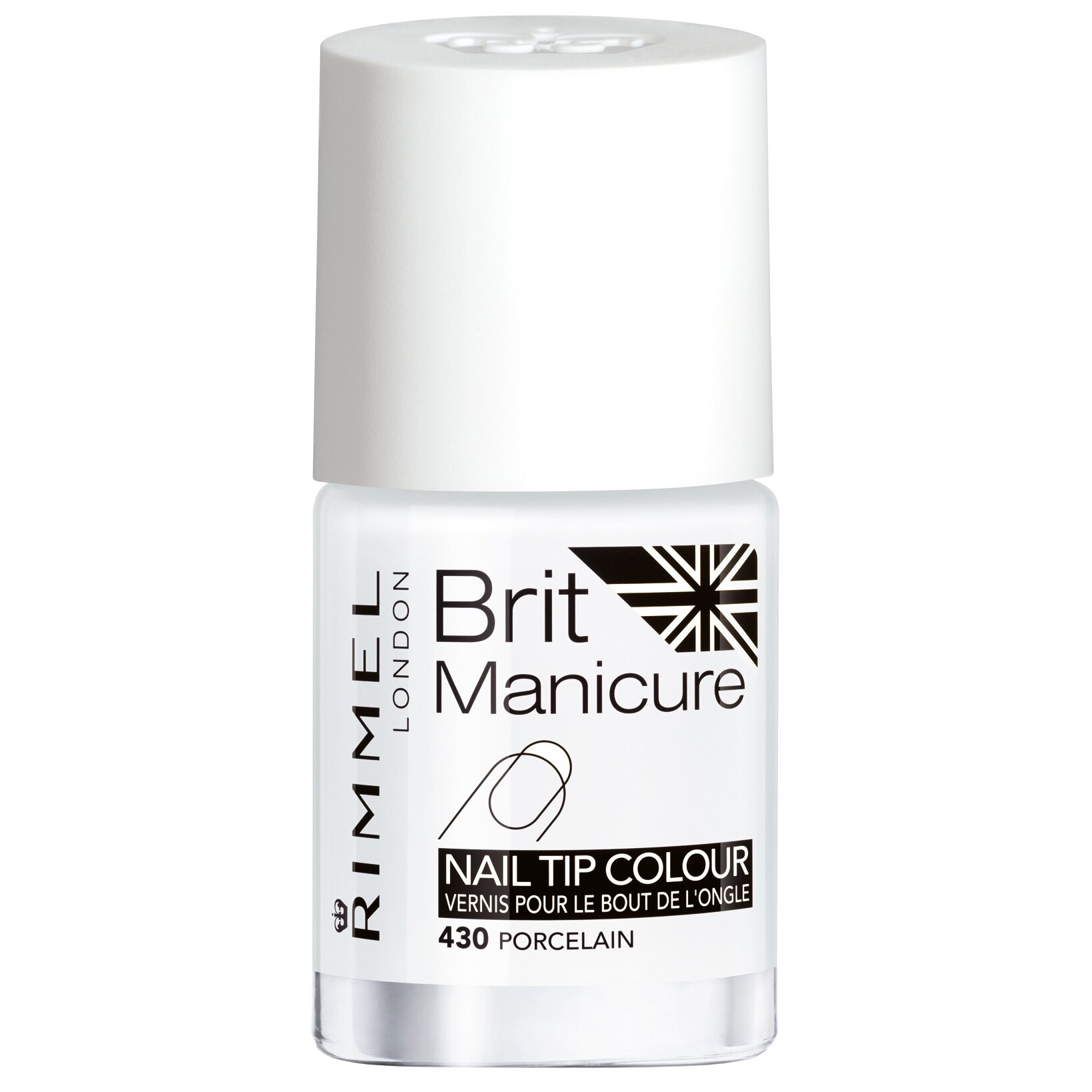 Lac de unghii Rimmel Brit Manicure 430 Porcelain, 12 ml