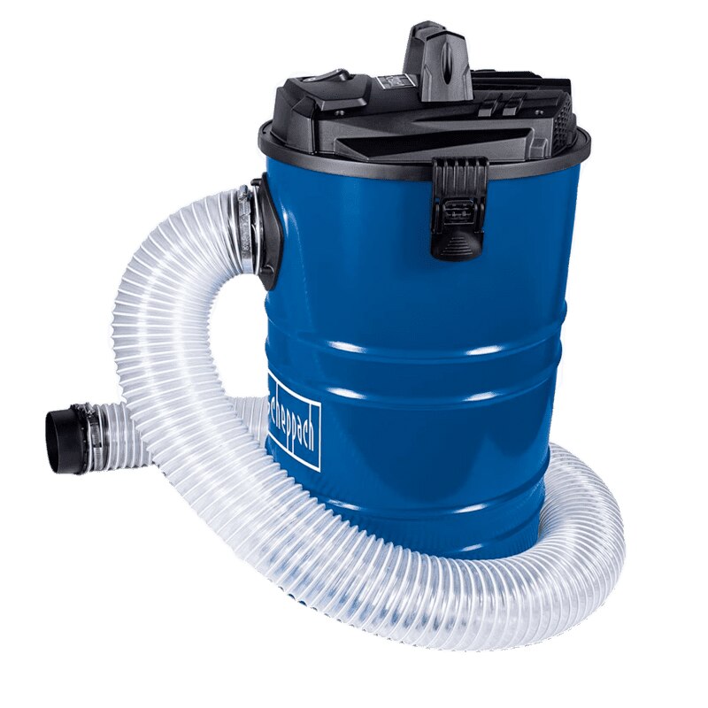 Aspirator industrial, Scheppach, Albastru, 65 l