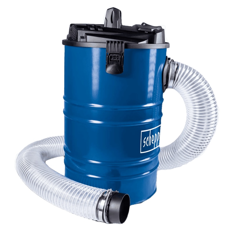 Aspirator industrial, Scheppach, Albastru, 65 l