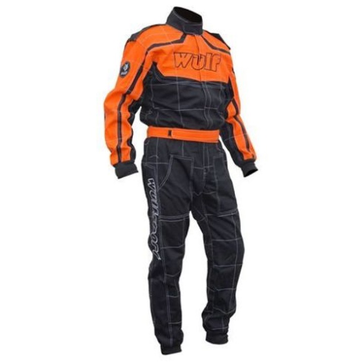 Costum Ignifug Atv enduro Wulfsport Proban racing cu certificat ISO portocaliu XL