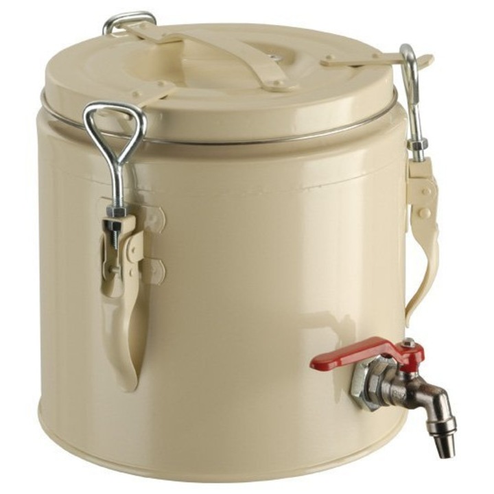 Recipient alimente 5l cu cioc, MARS, 5l, Otel, Bej