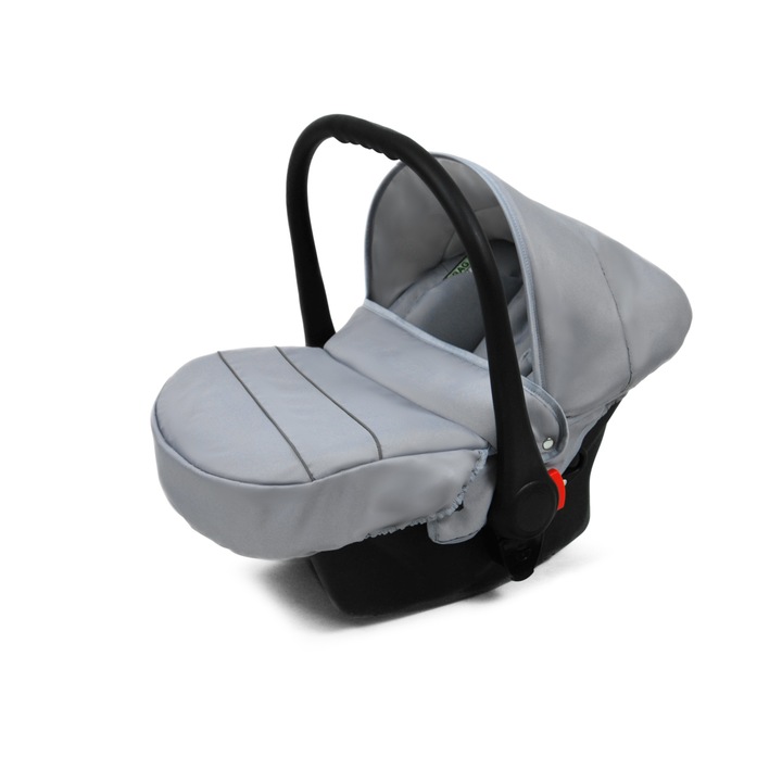Carucior multifunctional BabyLux LARGO 3in1 sistem complet cu landou, parte sport, scaun auto ECE R129, cadru aluminiu, roti gel, suspensii ergonomice si pliere compacta pentru bebelusi
