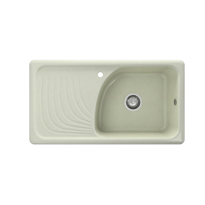 Chiuveta din compozit de bucatarie FAT cu picurator stanga 203 , 90 x 49 cm