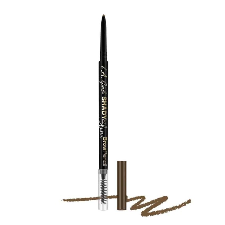 Creion definere sprancene L.A Girl Shady Slim Brow Pencil GB 355 Warm Brown, 0.08g