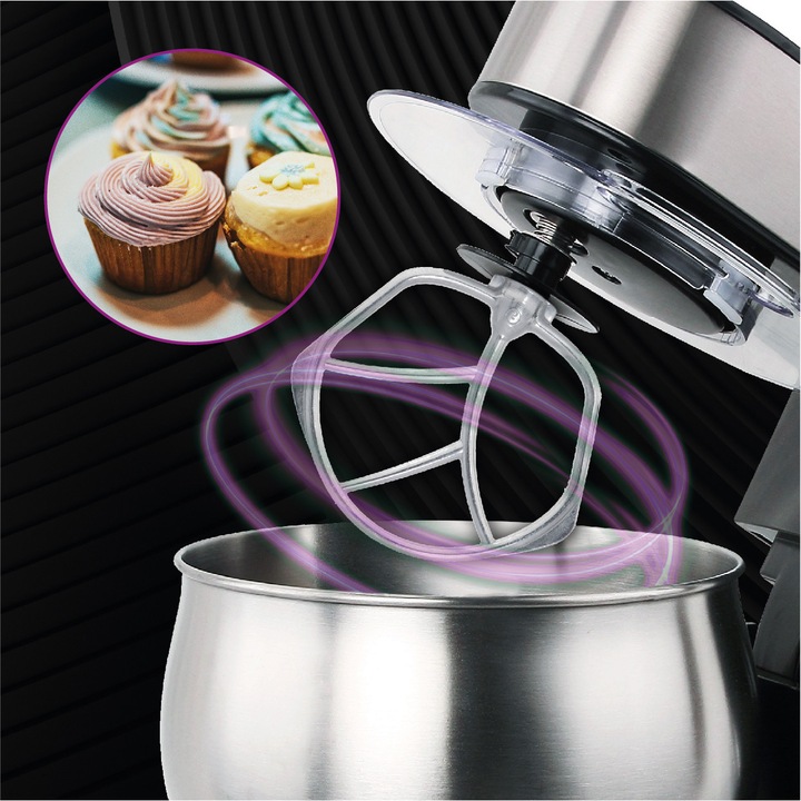 Camry CR 4223 Tálas mixer, bolygómozgást végző, teljesítmény 2000 W, tálkapacitás 5 liter