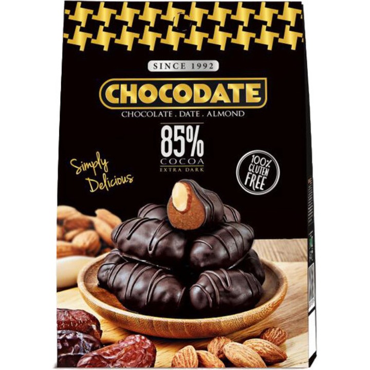 Chocodate 80g töltött datolya dark