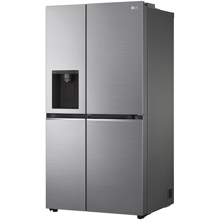 Side by Side LG GSJV71PZTE, 635 l, Total No Frost, Door Cooling, H 179 cm, Clasa E, Argintiu