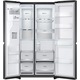 Side by Side LG GSJV91MCAE, 635 l, Total No Frost, Dozator apa, Raft sticle, H 179 cm, Clasa E, Negru