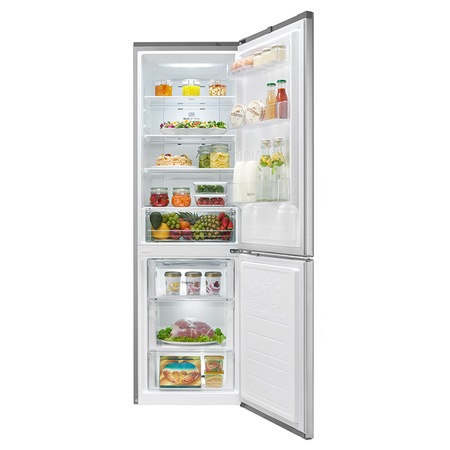 Combina frigorifica LG GBB59PZKVS, 318 l, Clasa A+, Full No Frost, H 190 cm, Argintiu
