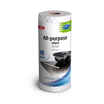 Lavete universale pe rola, Stella Pack, 40 buc. Lavete universale pe rola, Stella Pack, 40 buc.