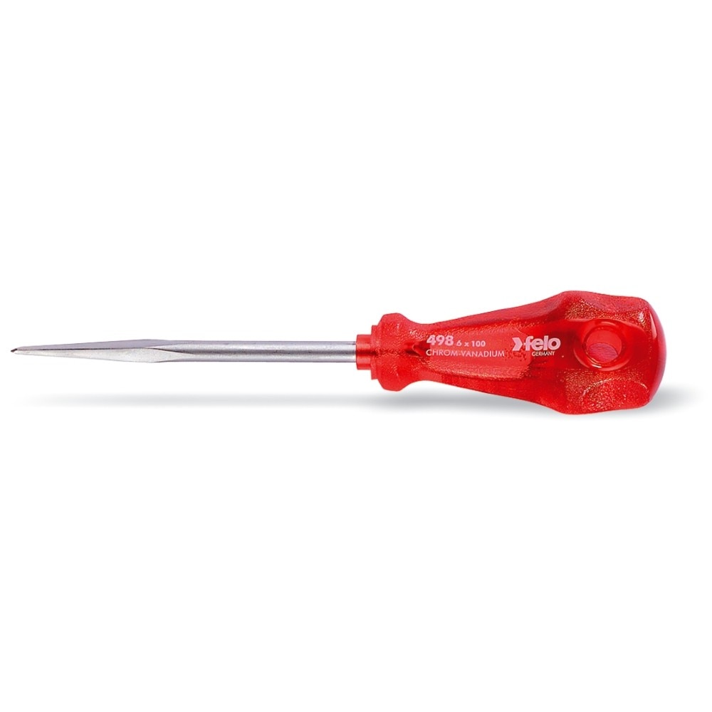 Unealta pentru largirea gaurilor, varf patrat, ascutit si lungimea tijei de 100mm, Felo 49806310