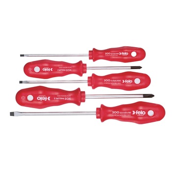 Set 5 surubelnite cu varf drept si PH, Seria 200, Felo 20095198 Set 5 surubelnite cu varf drept si PH, Seria 200, Felo 20095198