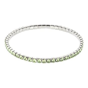 Bratara cu Cristale Swarovski® Stretch - Peridot Bratara cu Cristale Swarovski® Stretch - Peridot